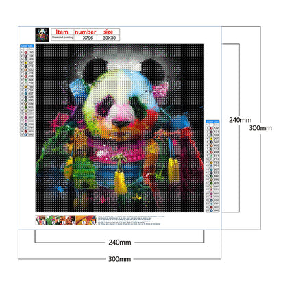 Panda - Full Round Drill Diamond Painting 30*30CM
