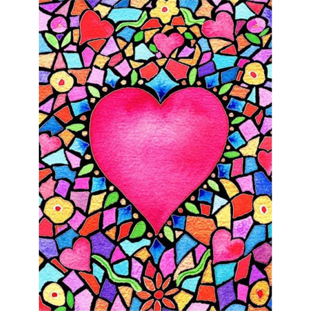 Love - Full Round Drill Diamond Painting 30*40CM