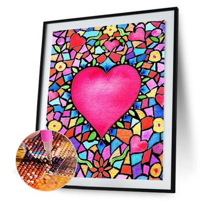Love - Full Round Drill Diamond Painting 30*40CM