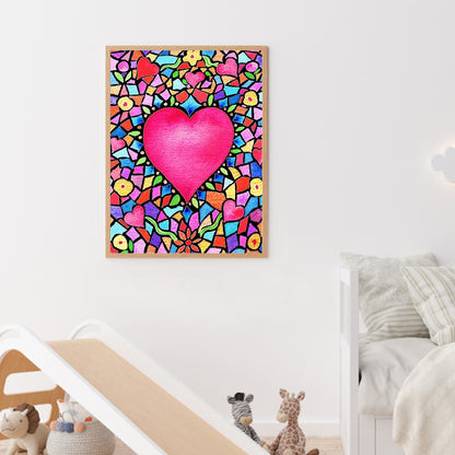 Love - Full Round Drill Diamond Painting 30*40CM