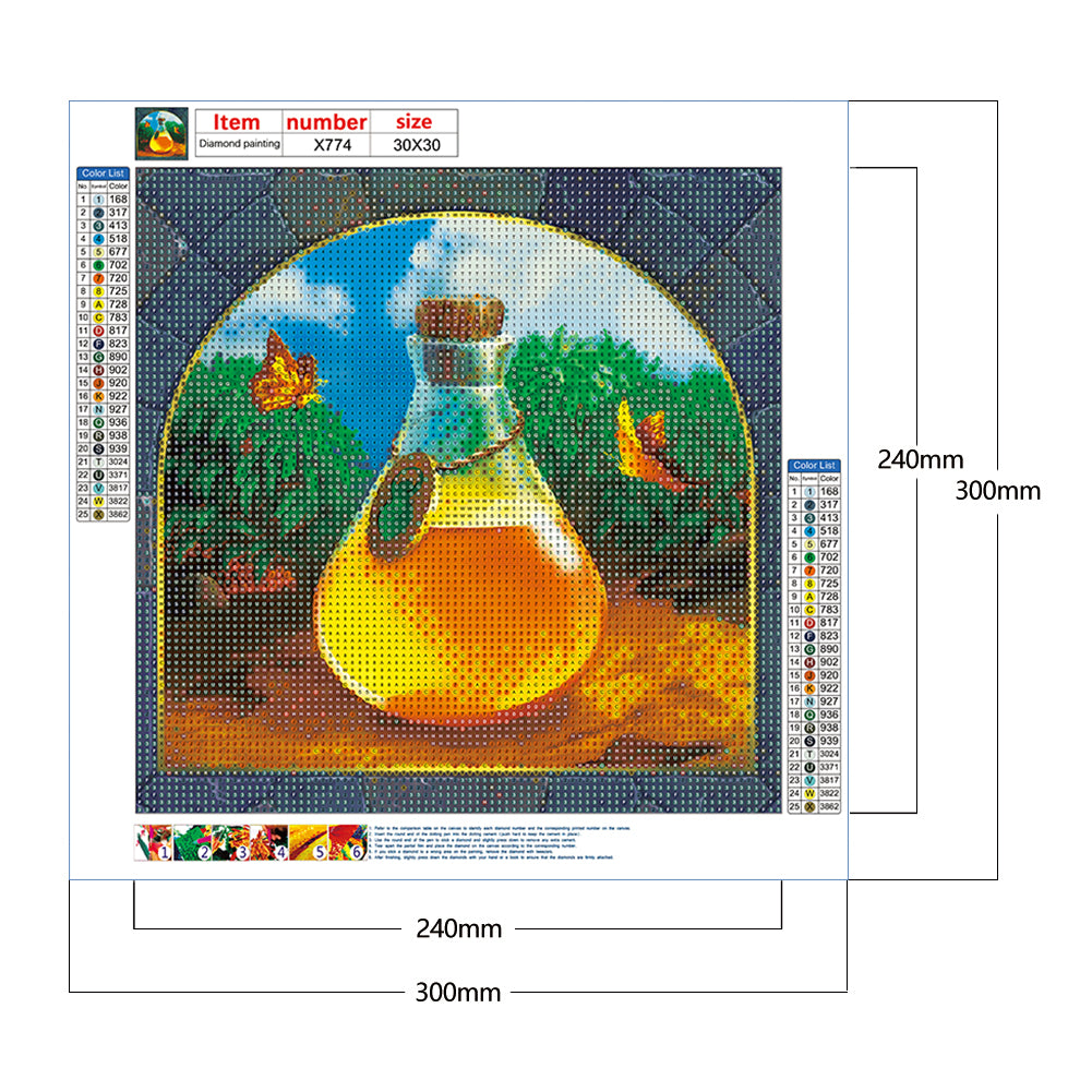 Magic Potion - Full Round Drill Diamond Painting 30*30CM