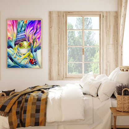 Frog - Full Round Drill Diamond Painting 30*40CM