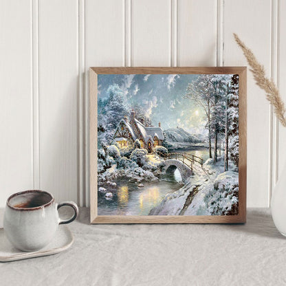 Houses - Full Round Drill Diamond Painting 40*40CM