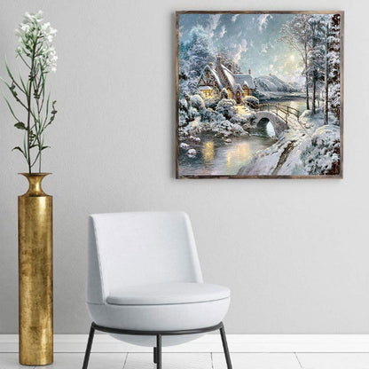 Houses - Full Round Drill Diamond Painting 40*40CM