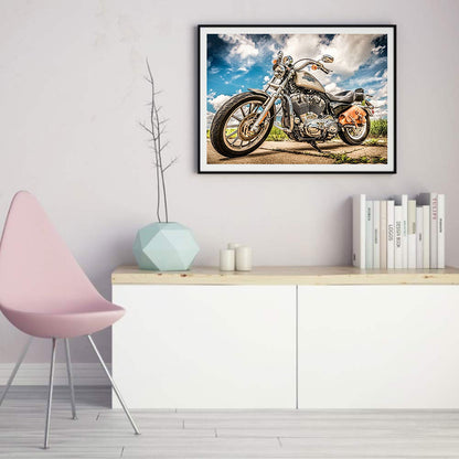 Motorcycle - Full Round Drill Diamond Painting 50*40CM