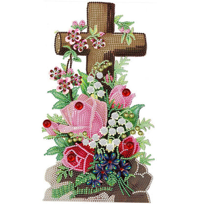 Cross - Special Shaped Drill Diamond Paiting 30*40CM