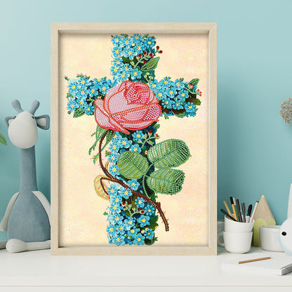 Cross - Special Shaped Drill Diamond Paiting 30*40CM
