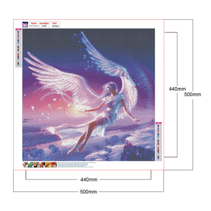 Angel - Full Round Drill Diamond Painting 50*50CM