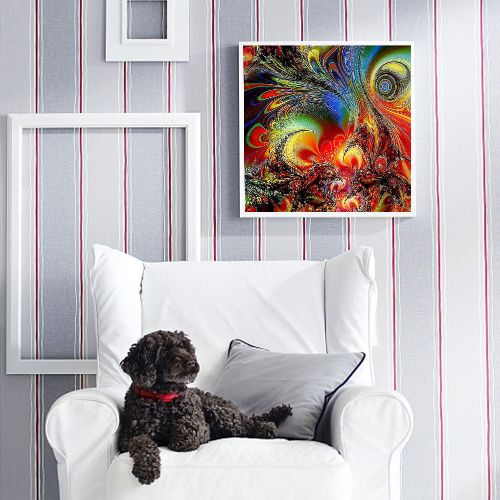 Fractal Art - Full Round Drill Diamond Painting 40*40CM