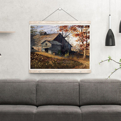 Country House - Full Round Drill Diamond Painting 40*30CM