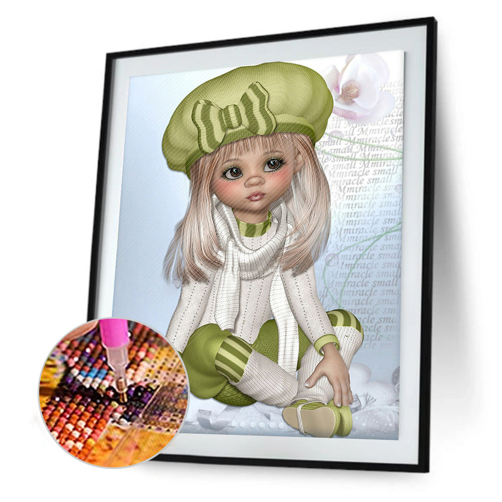 Big Eye Doll - Full Square Drill Diamond Painting 30*40CM