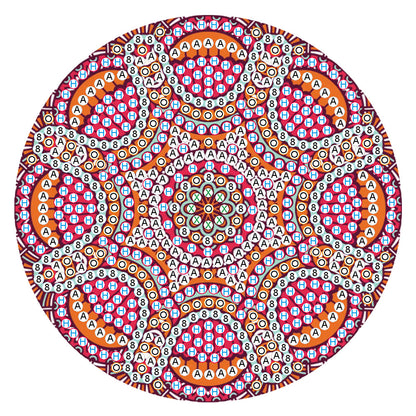 5D DIY Diamond Painting Mandala Wooden Round Coaster Cup Cushion Placemat