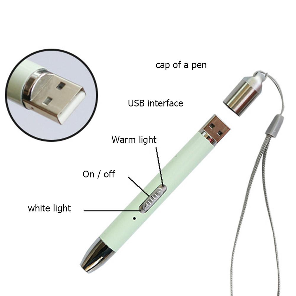 USB Recharge 5D Diamond Painting Embroidery Point Drill Pen Set (Green A)