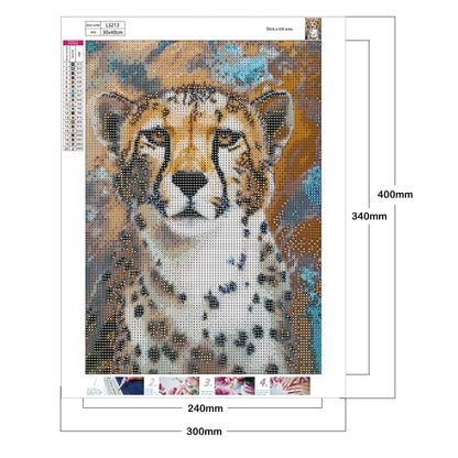 Leopard - Full Round Drill Diamond Painting 30*40CM