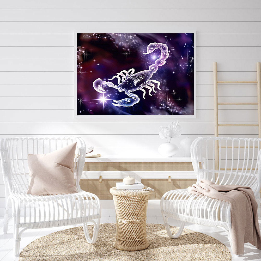Scorpio - Full Round Drill Diamond Painting 40*30CM