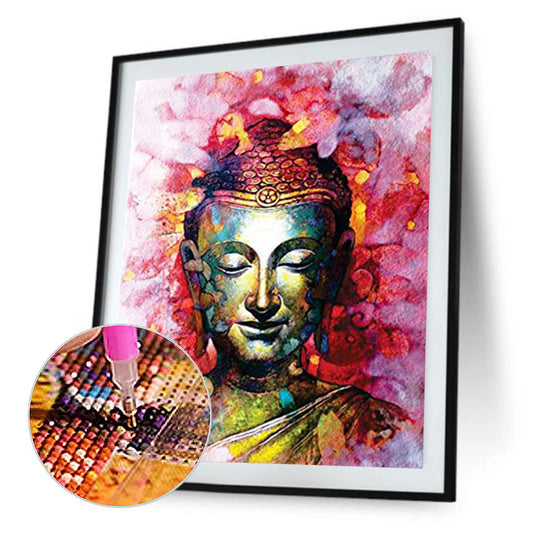 Buddhist Bronze Statue - Full Round Drill Diamond Painting 50*60CM