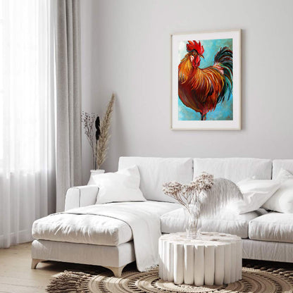 Chicken - Full Round Drill Diamond Painting 30*40CM