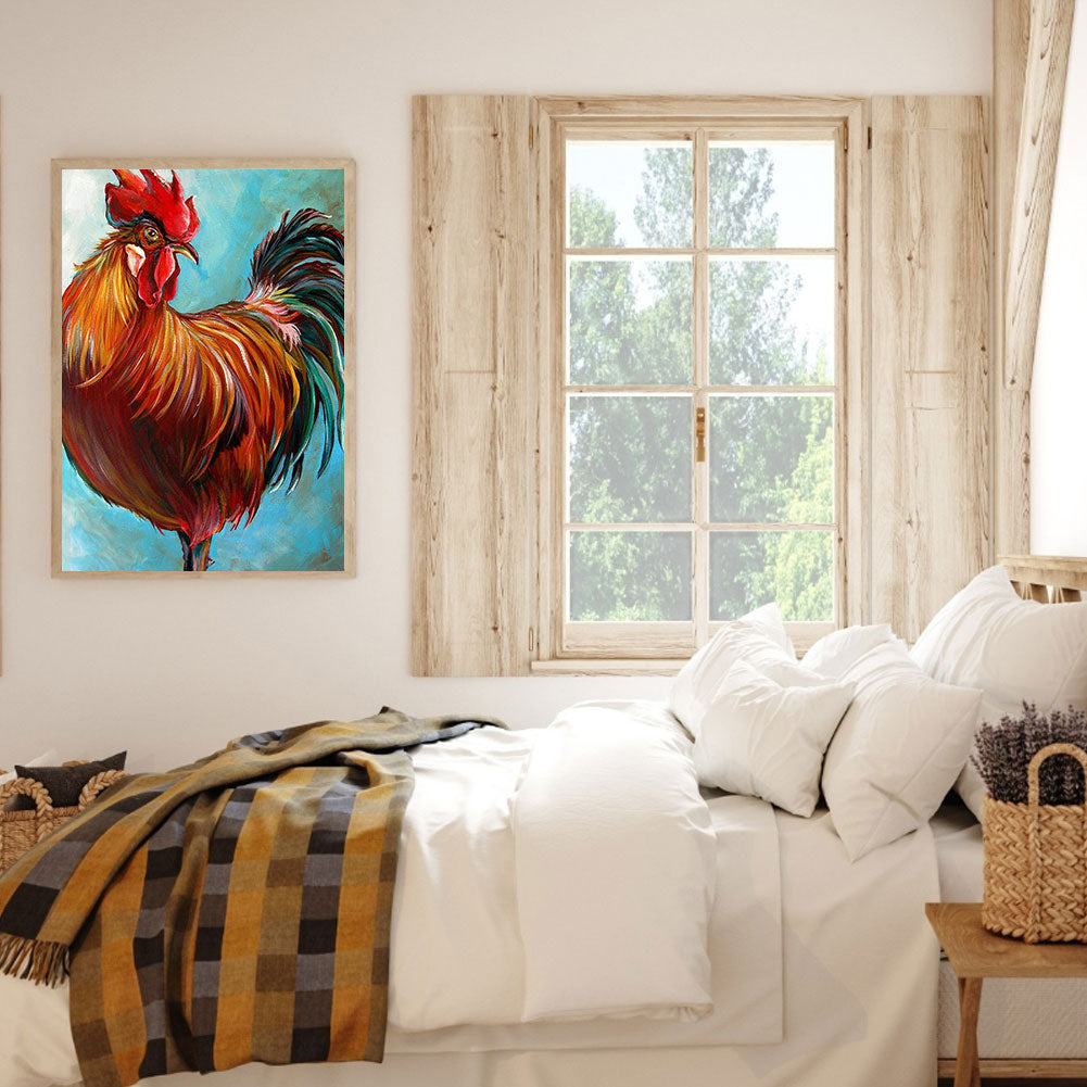 Chicken - Full Round Drill Diamond Painting 30*40CM