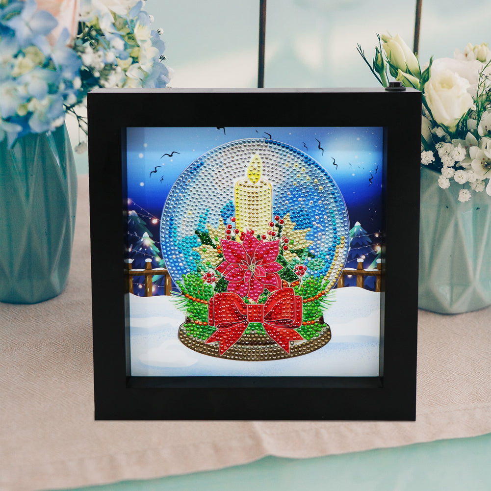 LED Light DIY Diamond Painting Mosaic Art Crafts Christmas Home Decoration