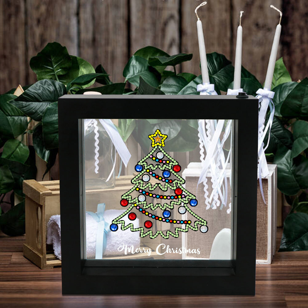 LED Light DIY Diamond Painting Mosaic Art Crafts Christmas Home Decoration