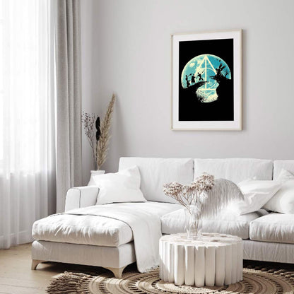 Silhouette - Full Round Drill Diamond Painting 30*40CM