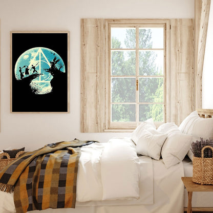 Silhouette - Full Round Drill Diamond Painting 30*40CM