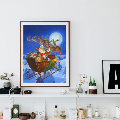 Christmas Carriage - Full Square Drill Diamond Painting 40*50CM