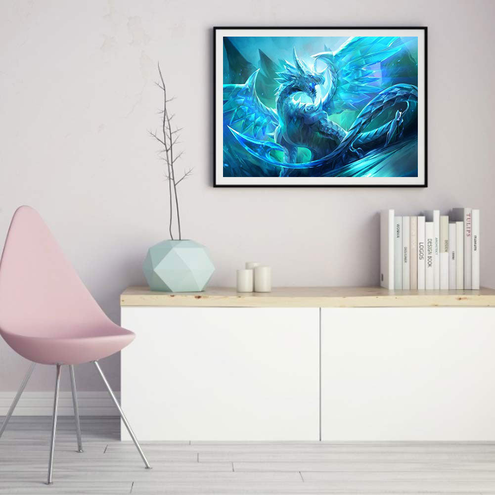 Dragon - Full Round Drill Diamond Painting 45*30CM
