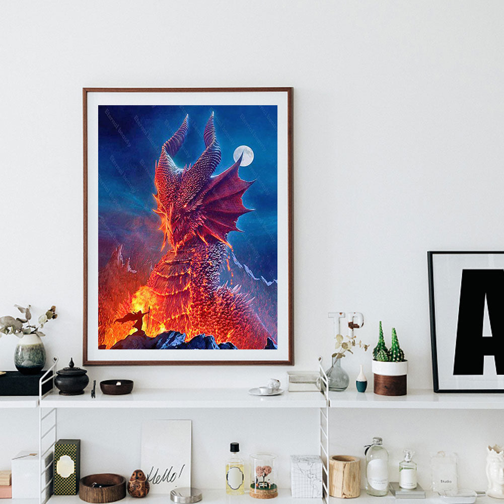 Dragon - Full Round Drill Diamond Painting 30*40CM