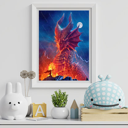 Dragon - Full Round Drill Diamond Painting 30*40CM