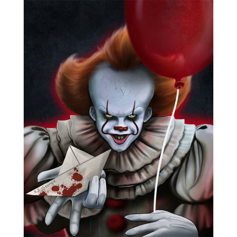 Clown - Full Round Drill Diamond Painting 50*60CM