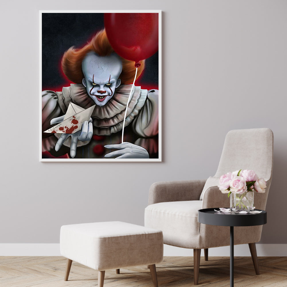 Clown - Full Round Drill Diamond Painting 50*60CM