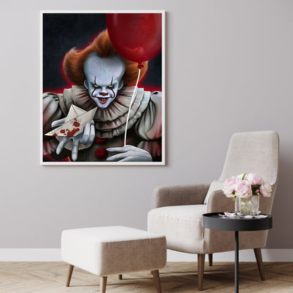 Clown - Full Round Drill Diamond Painting 50*60CM