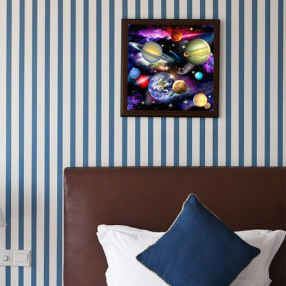 Planet - Full Round Drill Diamond Painting 50*50CM