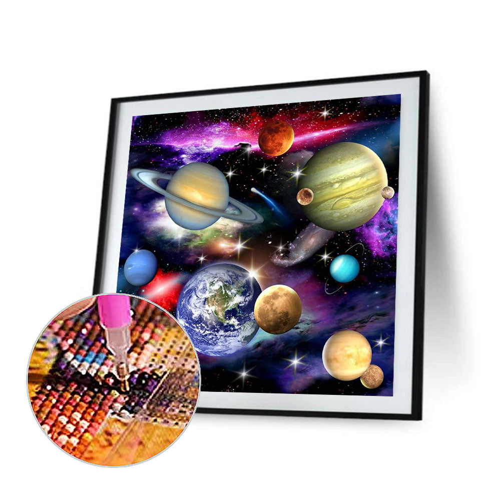 Planet - Full Round Drill Diamond Painting 50*50CM