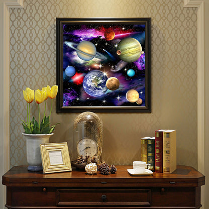 Planet - Full Round Drill Diamond Painting 50*50CM
