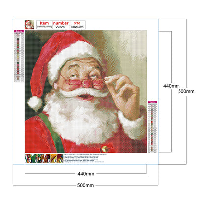 Santa Claus - Full Round Drill Diamond Painting 50*50CM