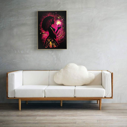 People Silhouette - Full Round Drill Diamond Painting 40*50CM