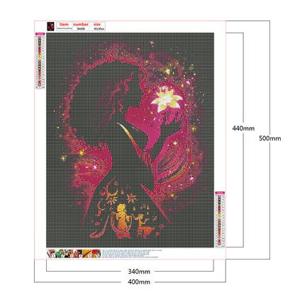 People Silhouette - Full Round Drill Diamond Painting 40*50CM