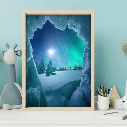 Snow Aurora - Full Round Drill Diamond Painting 30*40CM