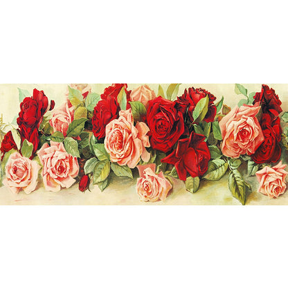 Rose - Full Round Drill Diamond Painting 90*30CM