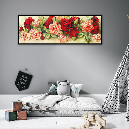 Rose - Full Round Drill Diamond Painting 90*30CM