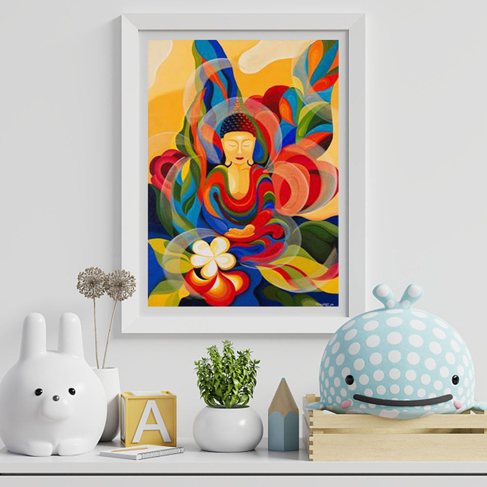 Buddha Statue - Full Round Drill Diamond Painting 30*40CM