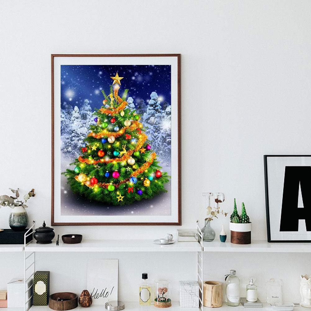 Christmas Tree - Full Square Drill Diamond Painting 50*60CM