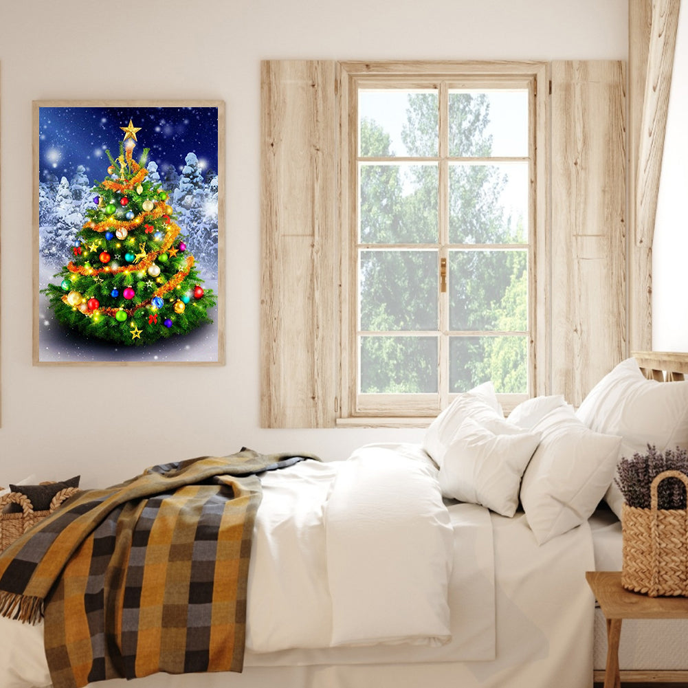 Christmas Tree - Full Square Drill Diamond Painting 50*60CM