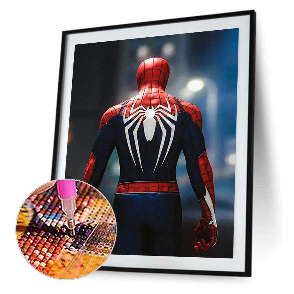 Spiderman - Full Round Drill Diamond Painting 30*40CM