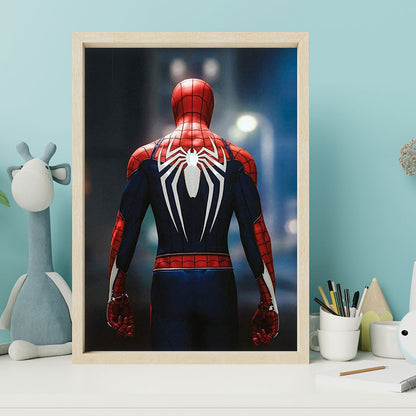 Spiderman - Full Round Drill Diamond Painting 30*40CM