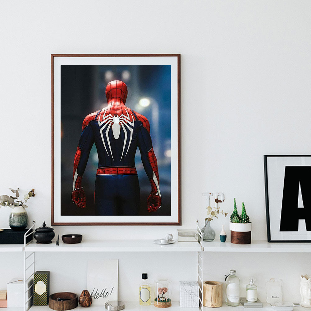 Spiderman - Full Round Drill Diamond Painting 30*40CM