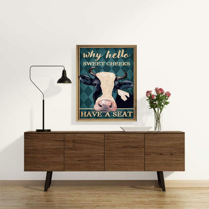 Cattle - Full Round Drill Diamond Painting 30*40CM