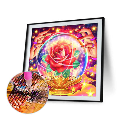 Shiny Rose - Full Round Drill Diamond Painting 30*30CM